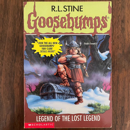 Goosebumps #47 'Legend of the Lost Legend'; R.L. Stine, 1996 - 1E1P - reJUNKshop