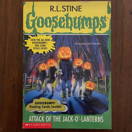 Goosebumps #48 ‘Attack of the Jack-O’-Lanterns’; R.L. Stine, 1996 - 1E1P - reJUNKshop