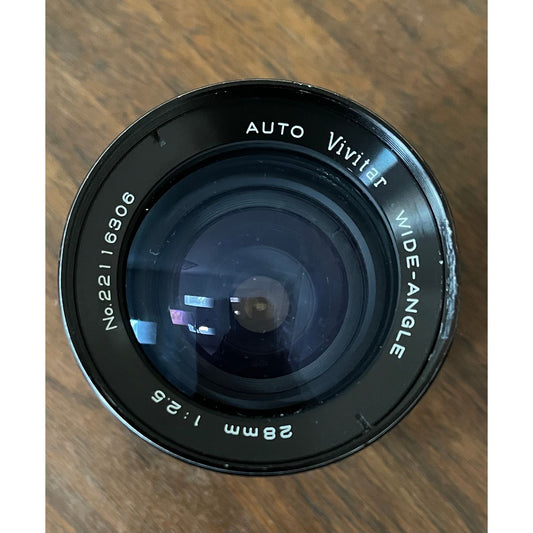 28mm f2.5 Auto Wide-Angle Camera Lens, by Vivitar - reJUNKshop
