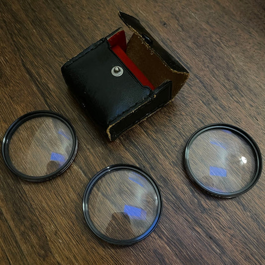 MACRO Close Up Camera Lenses; 55mm 1B, 58mm +2/+4/+10 - reJUNKshop