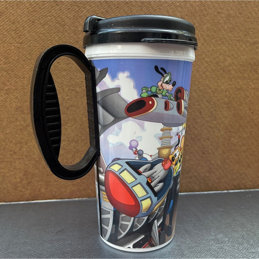'Astro Orbiter'' Rapid-Fill Refillable Mug, Black; Disney Resorts - reJUNKshop