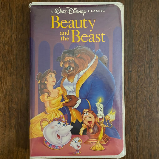 Disney's Black Diamond Classics 'Beauty and the Beast' VHS, 1993 - reJUNKshop
