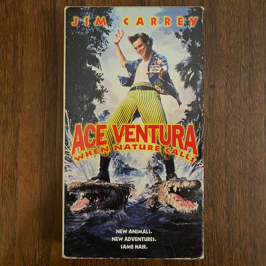 ‘Ace Ventura: When Nature Calls’ VHS, - reJUNKshop